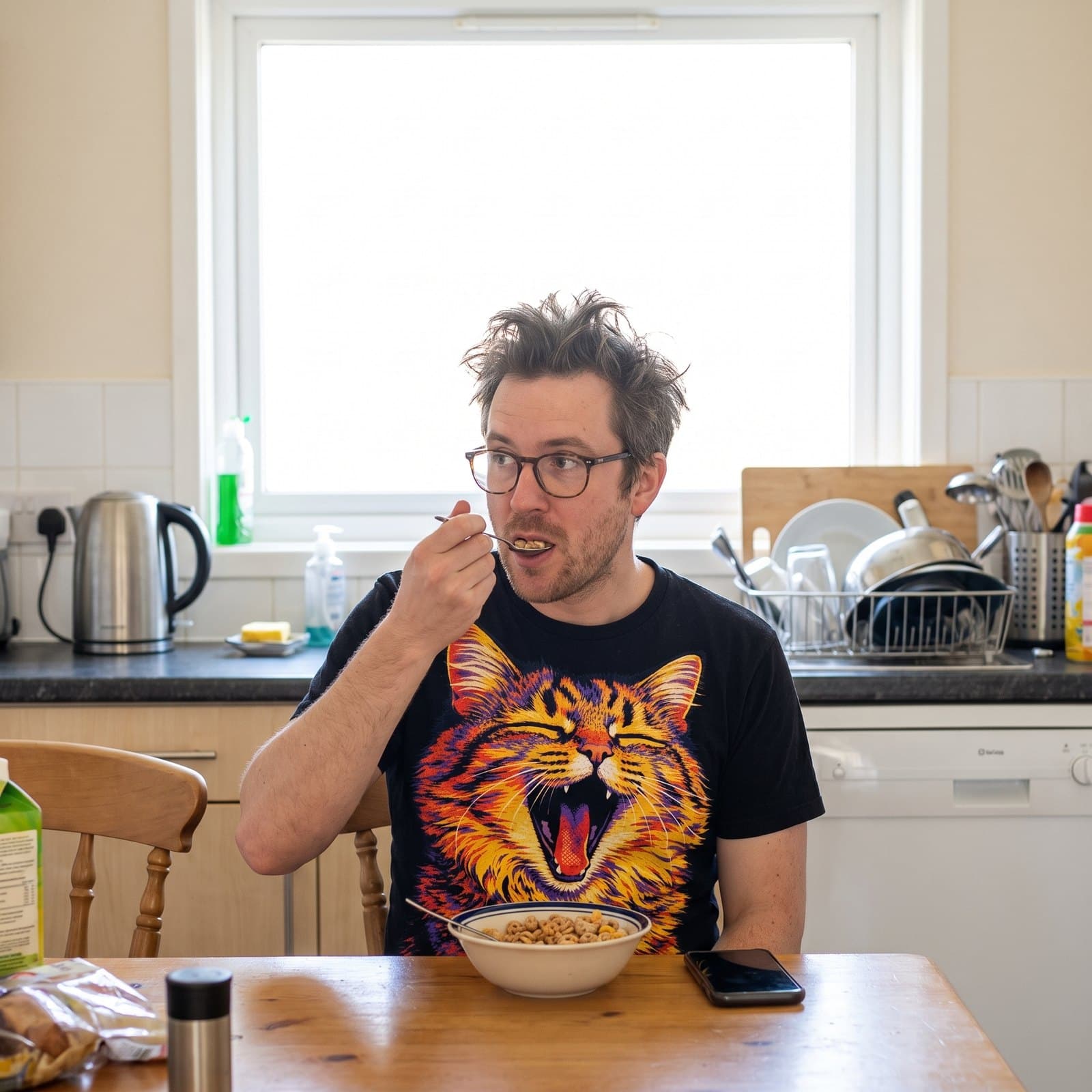 Printed Tee featuring a pet portrait