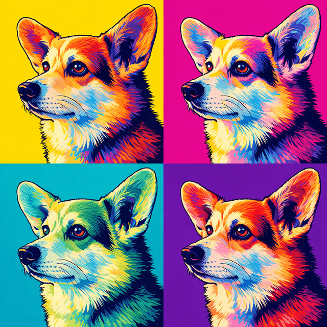 Warhol Pop Grid