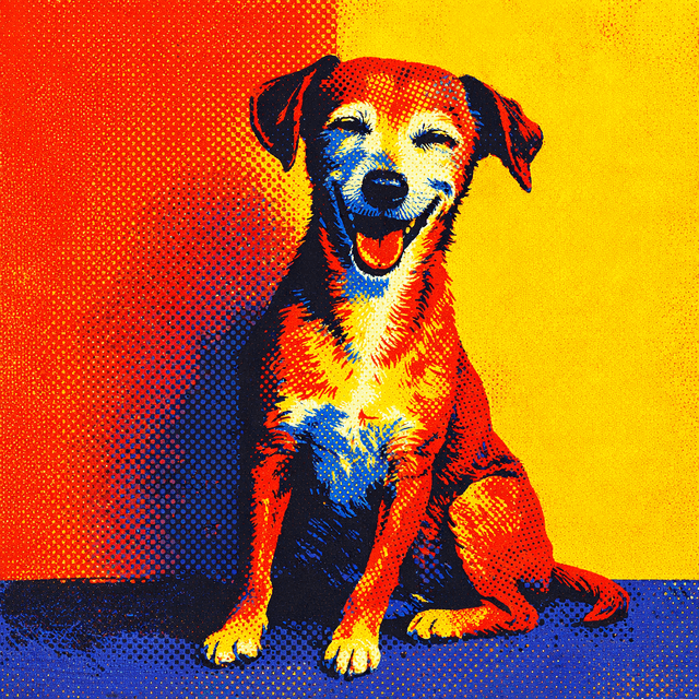 Warhol Offset Halftone